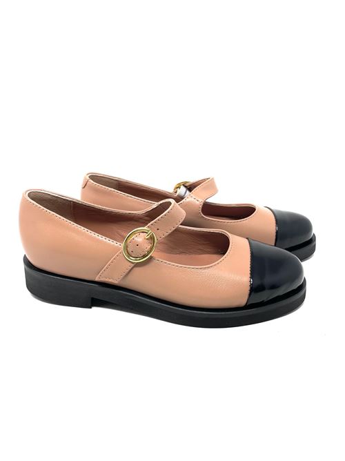 Ballerina bicolor donna con cinturino IL LACCIO | 5059NAPPATAUPE